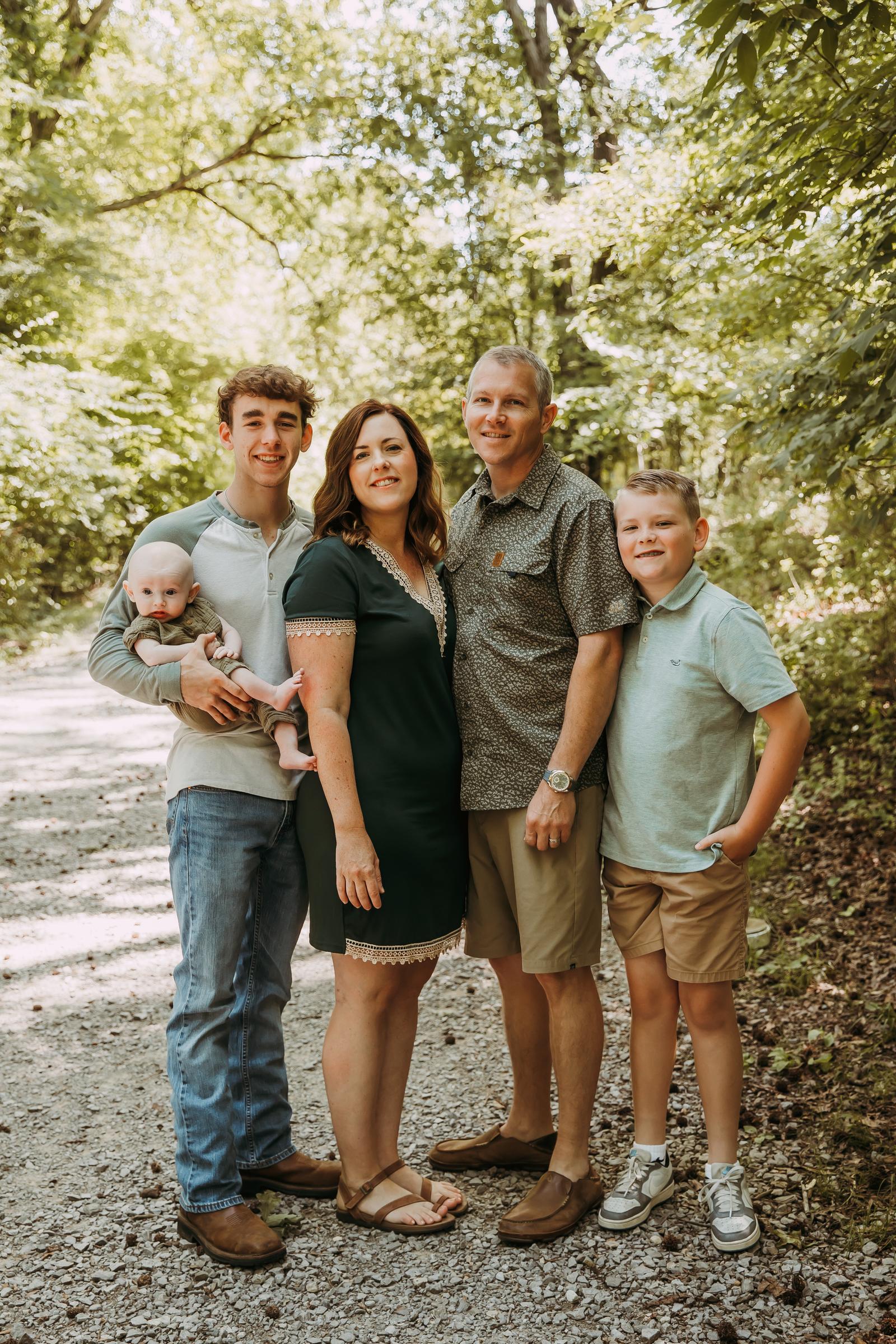 Jake Phillips and his family