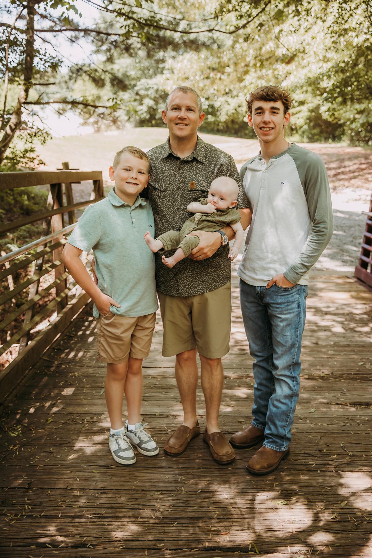 Jake with his kids